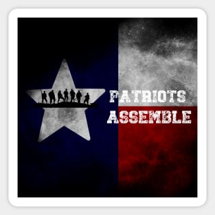 Patriots Assemble Sticker